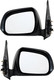 2012-2015 Toyota Tacoma Side View Door Mirror , Non-Powered , Non-Heated , Textured - Driver and Passenger Side