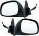 2000-2002 Toyota Tundra Side View Door Mirror , Power Glass , Non-Heated , Chrome - Driver and Passenger Side