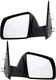 2007-2013 Toyota Tundra Base/SR5 Side View Door Mirror , Power Glass , Heated , Paintable - Driver and Passenger Side