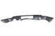 For 2011-2021 Jeep Grand Cherokee Rear Lower Bumper Cover Textured, With Tow Hook, Single Exhaust
