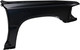 For 1989-1995 Toyota Pickup 2WD Fender Primed Steel Driver and Passenger Pair Side