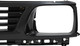 For 1995-1996 Toyota Tacoma Grille Assembly Black
