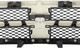 For 2009-2010 Dodge Ram 1500 2011-2012 Ram 1500 Grille Assembly Black