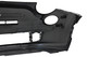 For 2012-2017 Fiat 500 Front Bumper Cover Primed Without Molding Hole