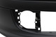 For 2012-2017 Fiat 500 Front Bumper Cover Primed Without Molding Hole