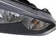 For 2015-2018 Ford Focus Headlight Passenger Right Side Black Trim