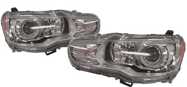 2009-2015 Lancer Ralliart Front Fog Light Set – Left & Right, Direct Replacement, 2pc - View #2