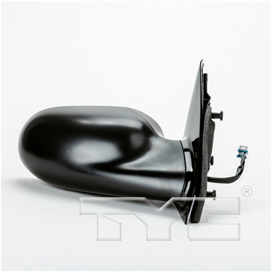 Right Side Manual Mirror For 96-02 Saturn S-Series Sedan/Wagon – Non-Folding Black