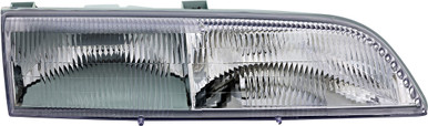 AM Autoparts Right Headlight Assembly – Passenger Side – Ford Thunderbird 1989-1993 – FO2503110, Halogen