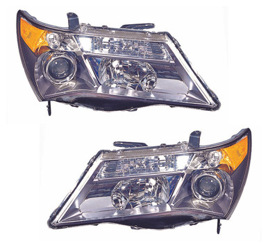 Fog Light For 2007-2009 Acura MDX Driver Side Clear Plastic Lens