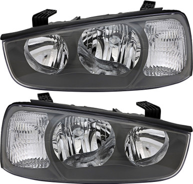 2001-2003 Hyundai Elantra Headlights Driver Left and Passenger Right ...