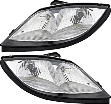 2003-2005 Pontiac Sunfire Headlights Driver Left and Passenger Right ...