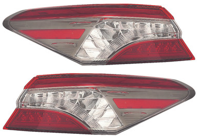 Aftermarket Left Rear Inner LED Tail Light For 2018-2020 Toyota Camry – Driver Side