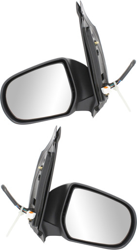 2000-2006 Mazda MPV left driver manual side view exterior door mirror black oem