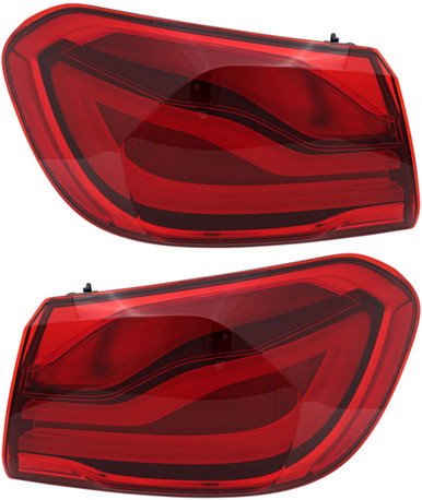 Pair Heated Aspherical Mirror Glass For BMW 320i, 440i, 120i & More – Wide Angle, With Mounting Plate