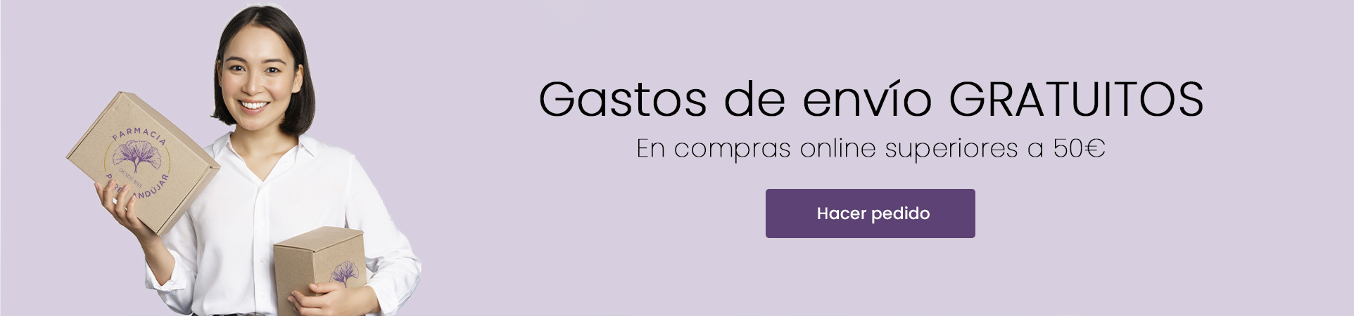 Gastos de envío gratuitos en Farmacia Pérez Andújar, en Santomera, Murcia