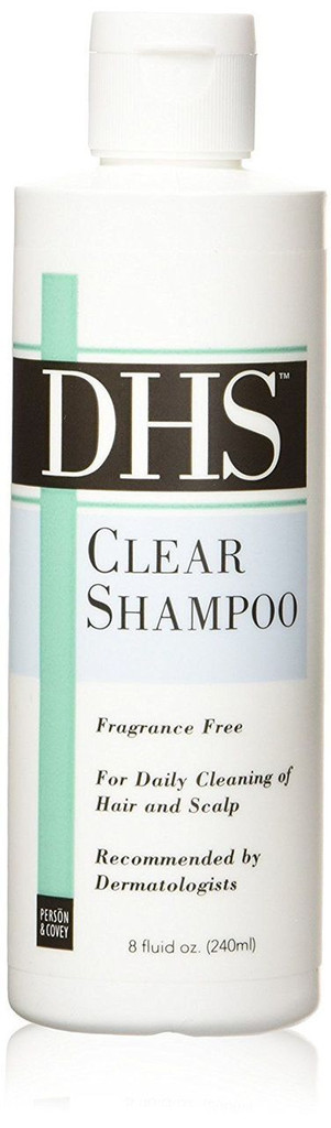 DHS kirkas shampoo hajusteeton 8 oz