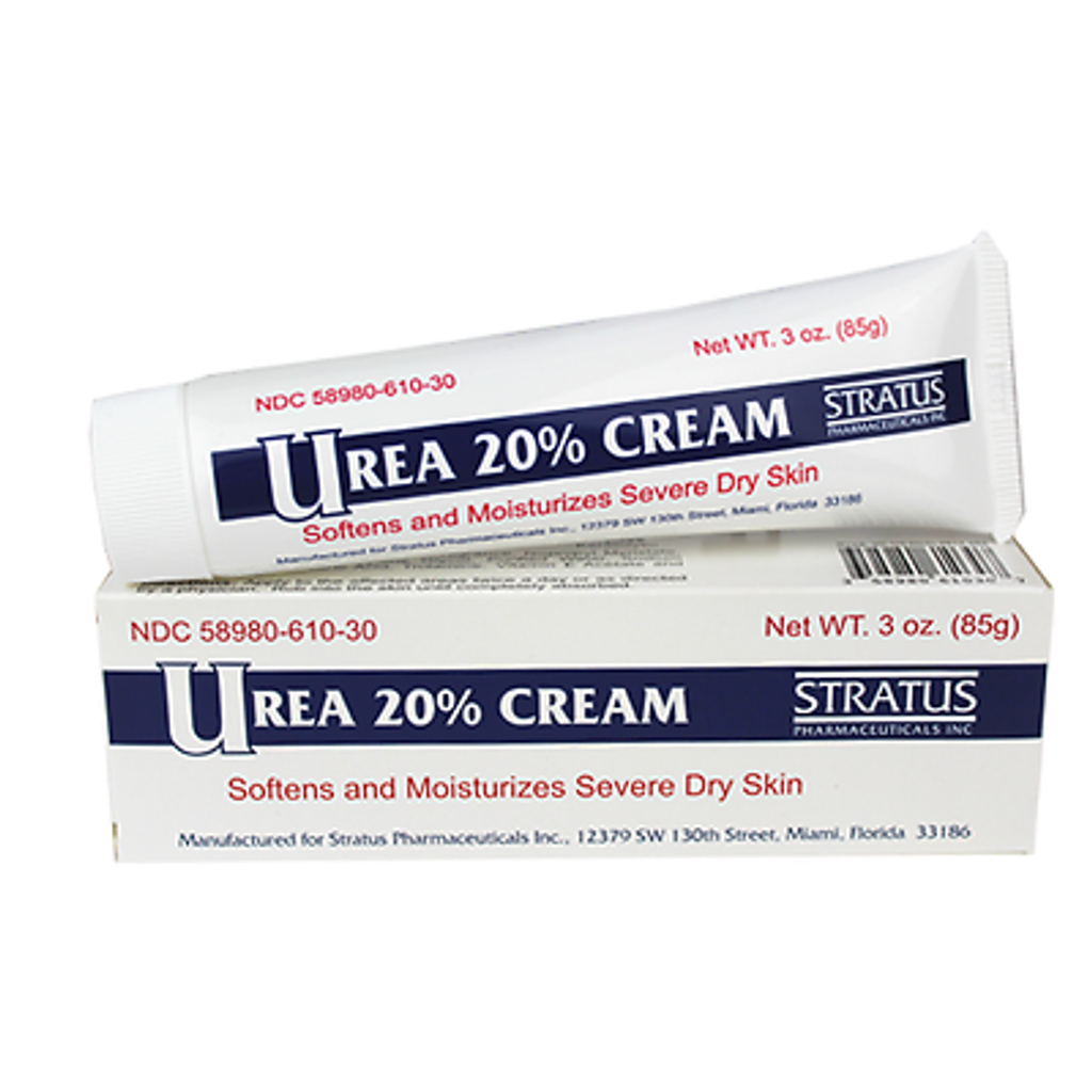 Stratus Urea 20% Cream 3 oz, softening and moisturizing dry skins