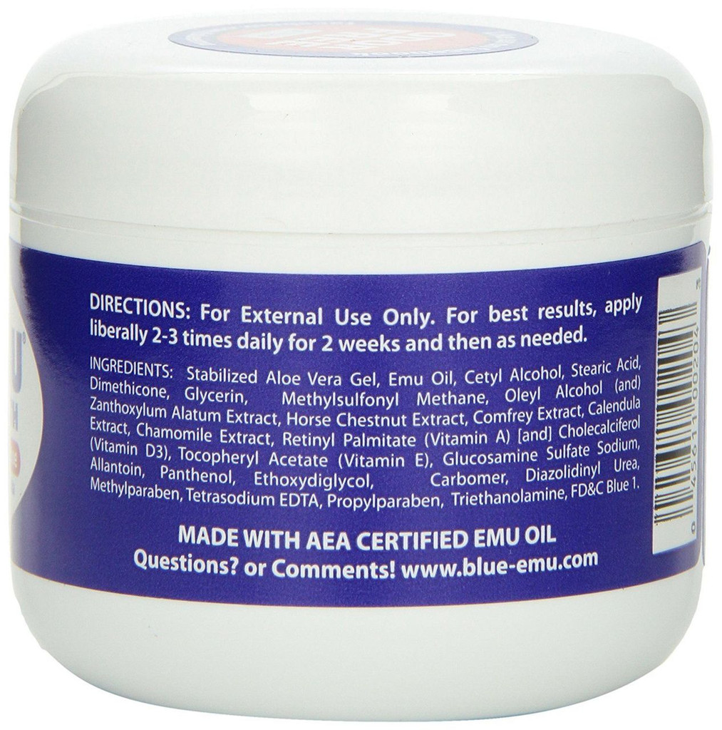 Blue-Emu Super Strength Emu Oil 4 Oz for minor arthritis muscle and joint relief