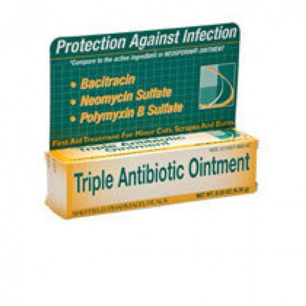 Perrigo Triple Pommade antibiotique Premiers secours Bacitracine, sulfate de néomycine 1 oz