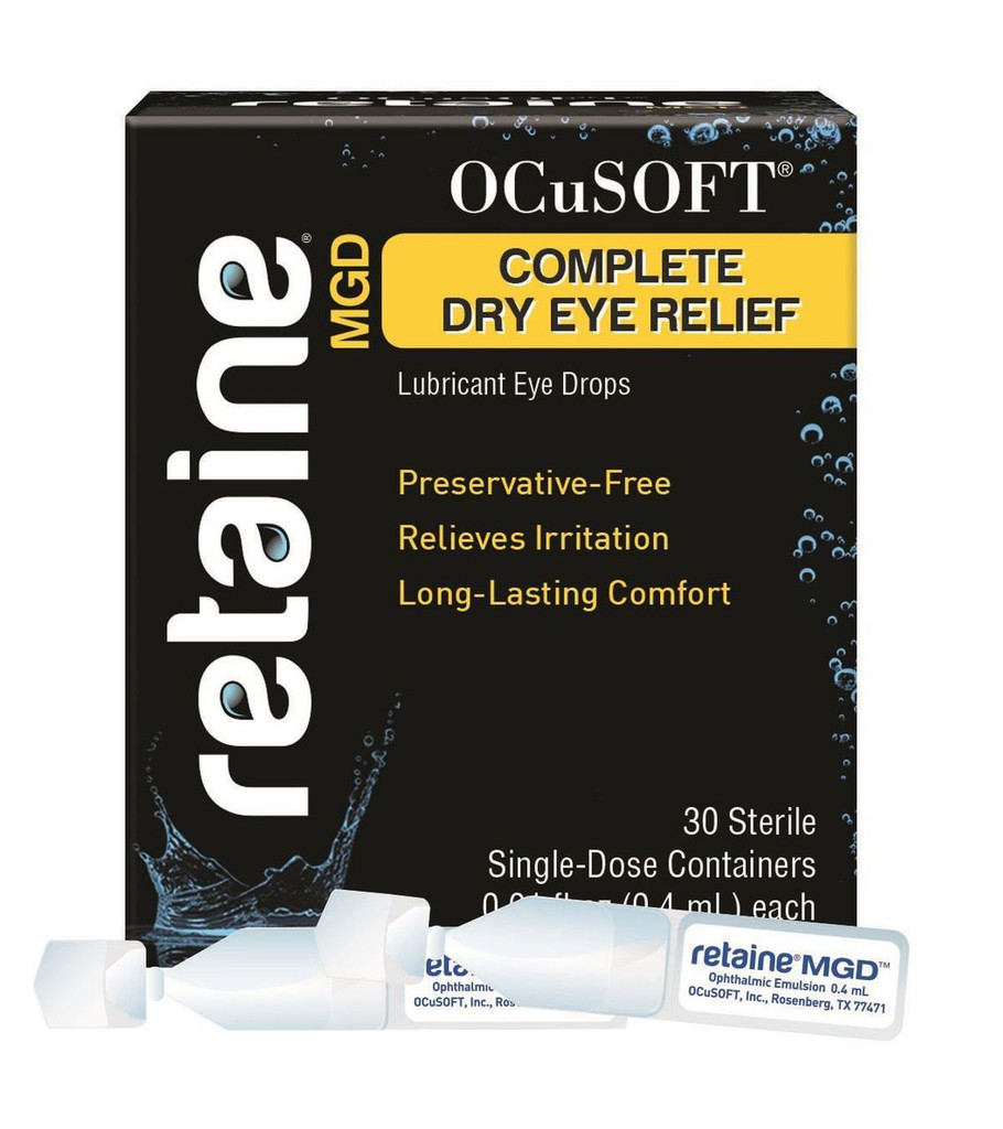 Ocusoft holde mgd émulsion ophtalmique 30 unidose, soulagement complet de la sécheresse oculaire