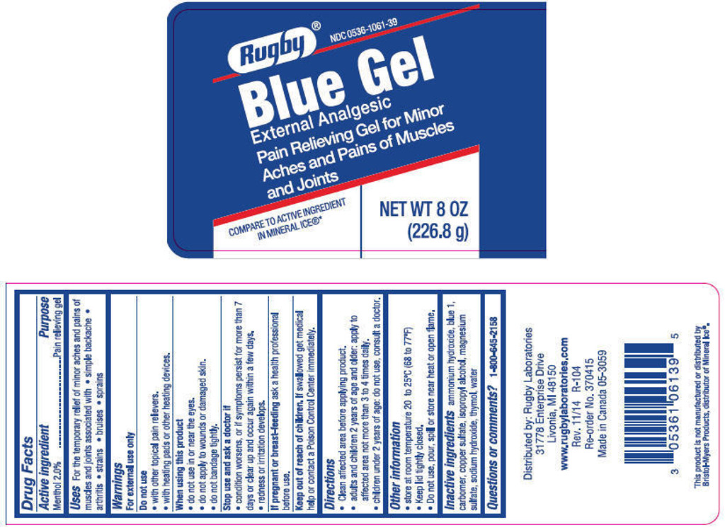 Rugby Ice Blue Gel External Analgesic Pain Relieving Gel Muscles and Joints