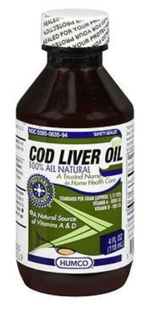 Humco Cod Liver Oil 4 Oz