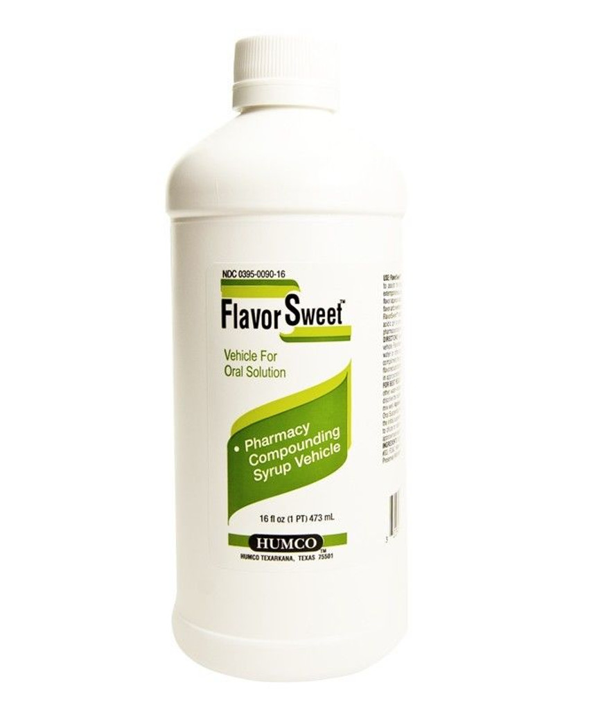 Humco Flavor Sweet 16 oz. Véhicule de sirop de préparation de pharmacie