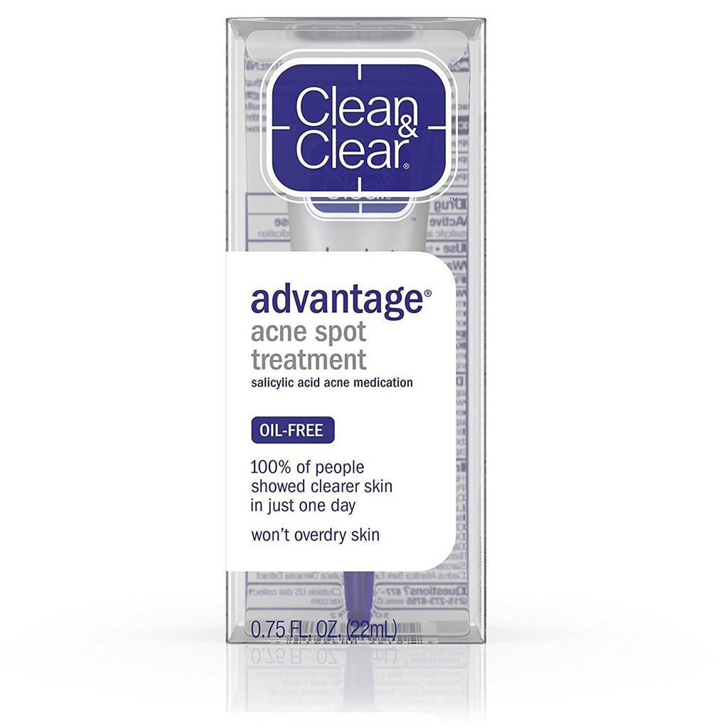 Schoon en duidelijk voordeel acne-spotbehandeling acnemedicatie 0,75 oz