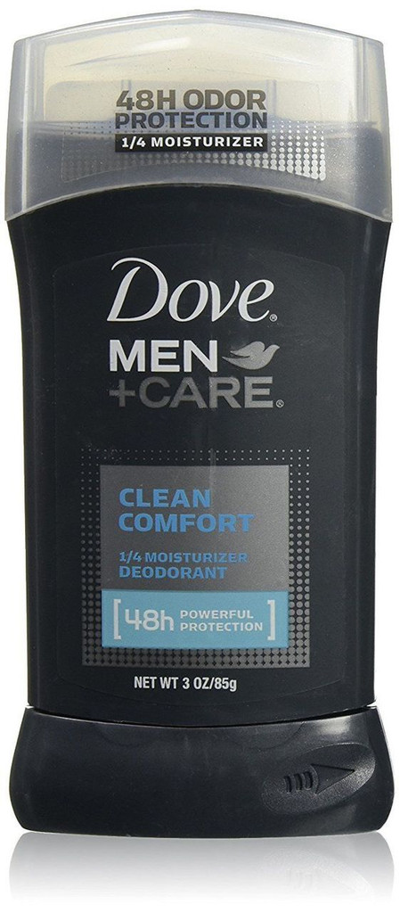 Dove Men+Care Clean Comfort 48 Hour Odor Protection Deodorant Stick 3 Oz