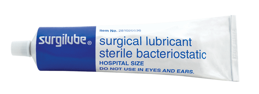 Surgilube kirurgisk smøremiddel sterilt bakteriostatisk rørskruelåg 4,25 oz*12 ct