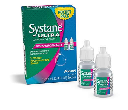 Systane Ultra Dry Eye Drops Lubricant 2x4ml