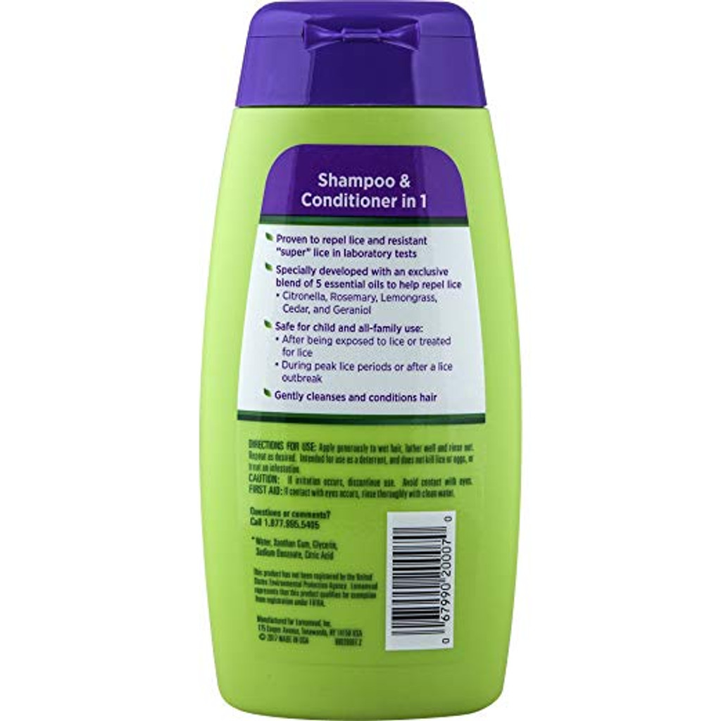 Lice Shield 2 in 1 Shampoo and Conditioner 10 Oz