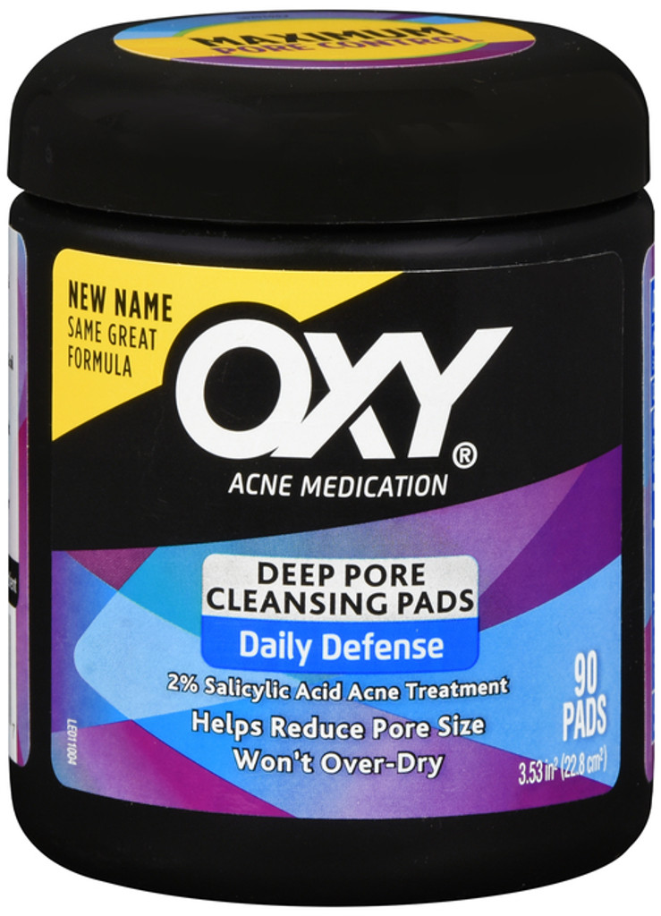 OXY Daily Defense Cleansing Pads 90 Each (Pack of 2)