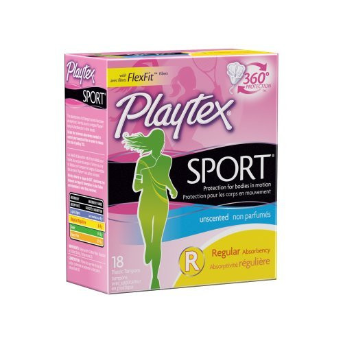 Playtex Tamp Sport Reg Unscntd 18. Authorized vendor