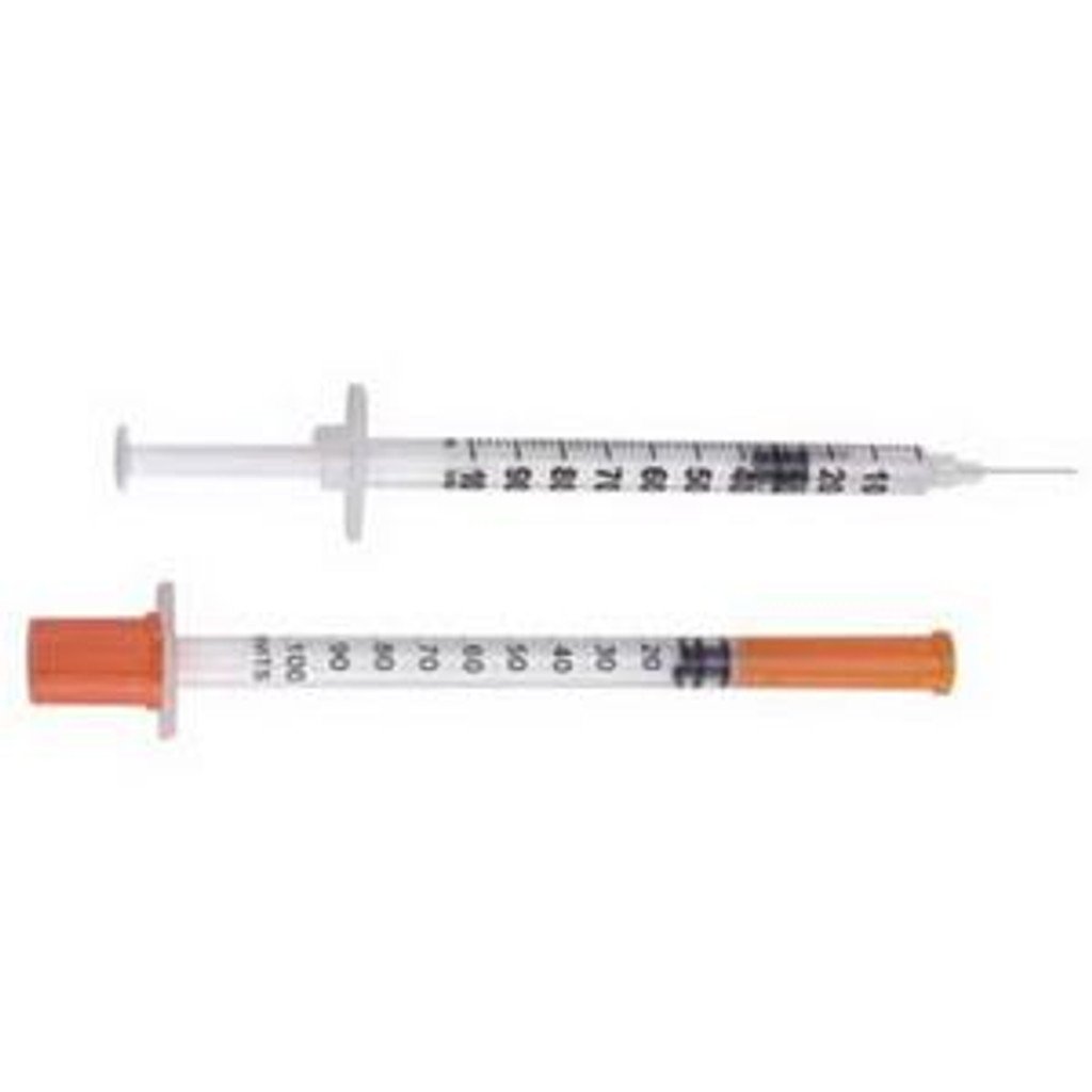 BD Lo-Dose™ U-100 Insulin Syringe with Needle, 28G x 1/2" 1/2cc Volume