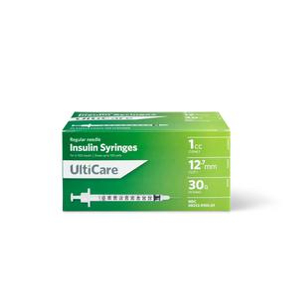 UltiCare Syringe 30G x 1/2", 1 mL (90 Count)