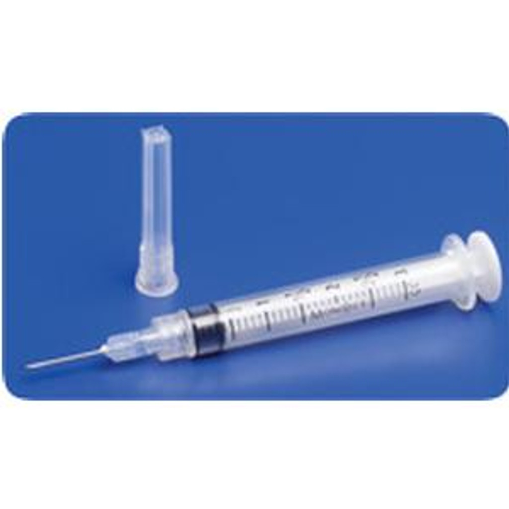 Monoject™ Rigid Pack Syringe with Luer Lock Tip 3mL Capacity