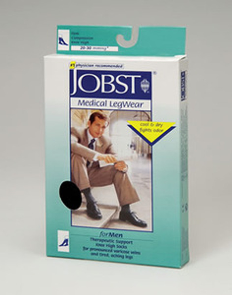 Jobst for Men 20-30 mmHg Closed Toe Knee High Compression Socks
