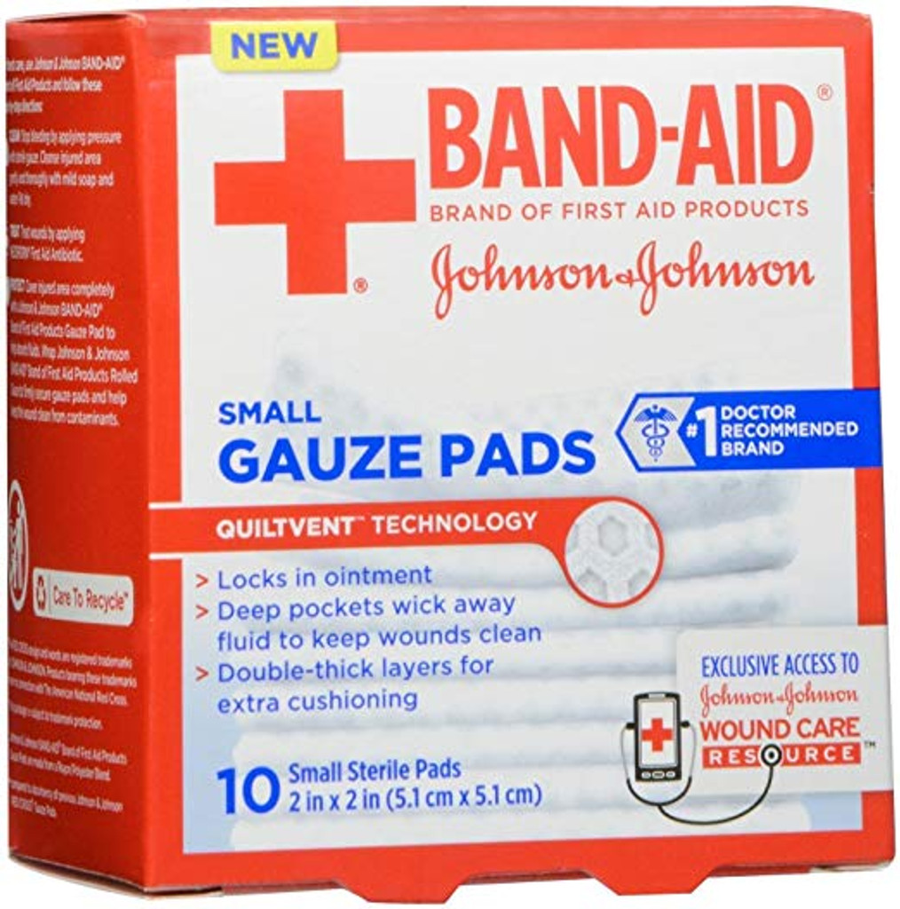 Bandaid_First_Aid_Gauze_Pads_2X2_10_ct_1