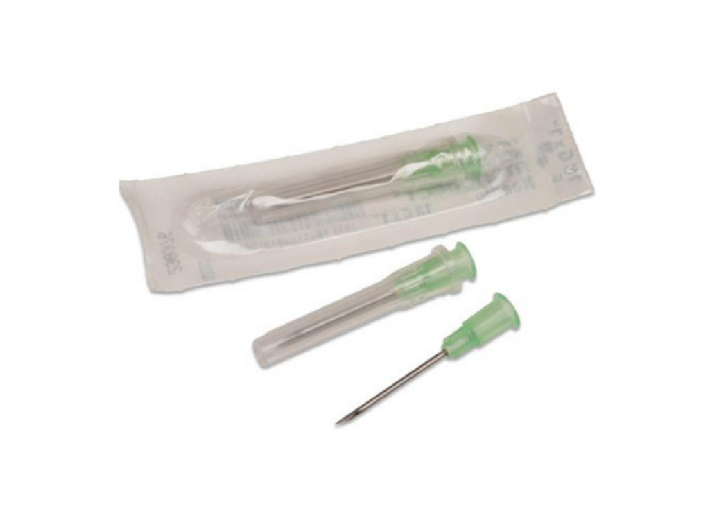 Aiguille hypodermique Monoject SoftPack sans sécurité calibre 25 1 pouce boîte de 100 