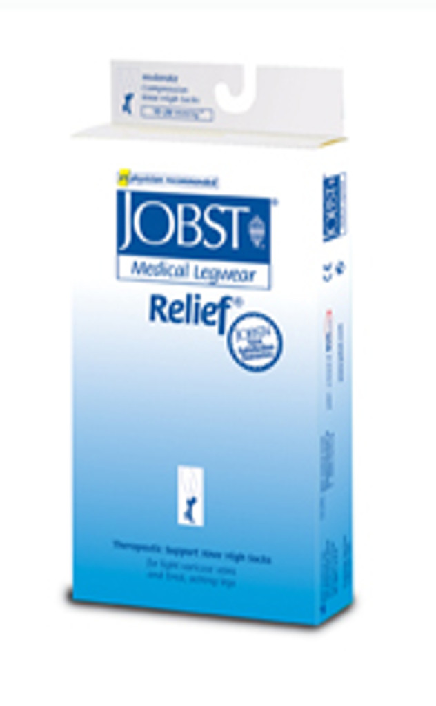 Jobst Relief Modéré 15-20 mmHg Mi-bas à BOUT OUVERT