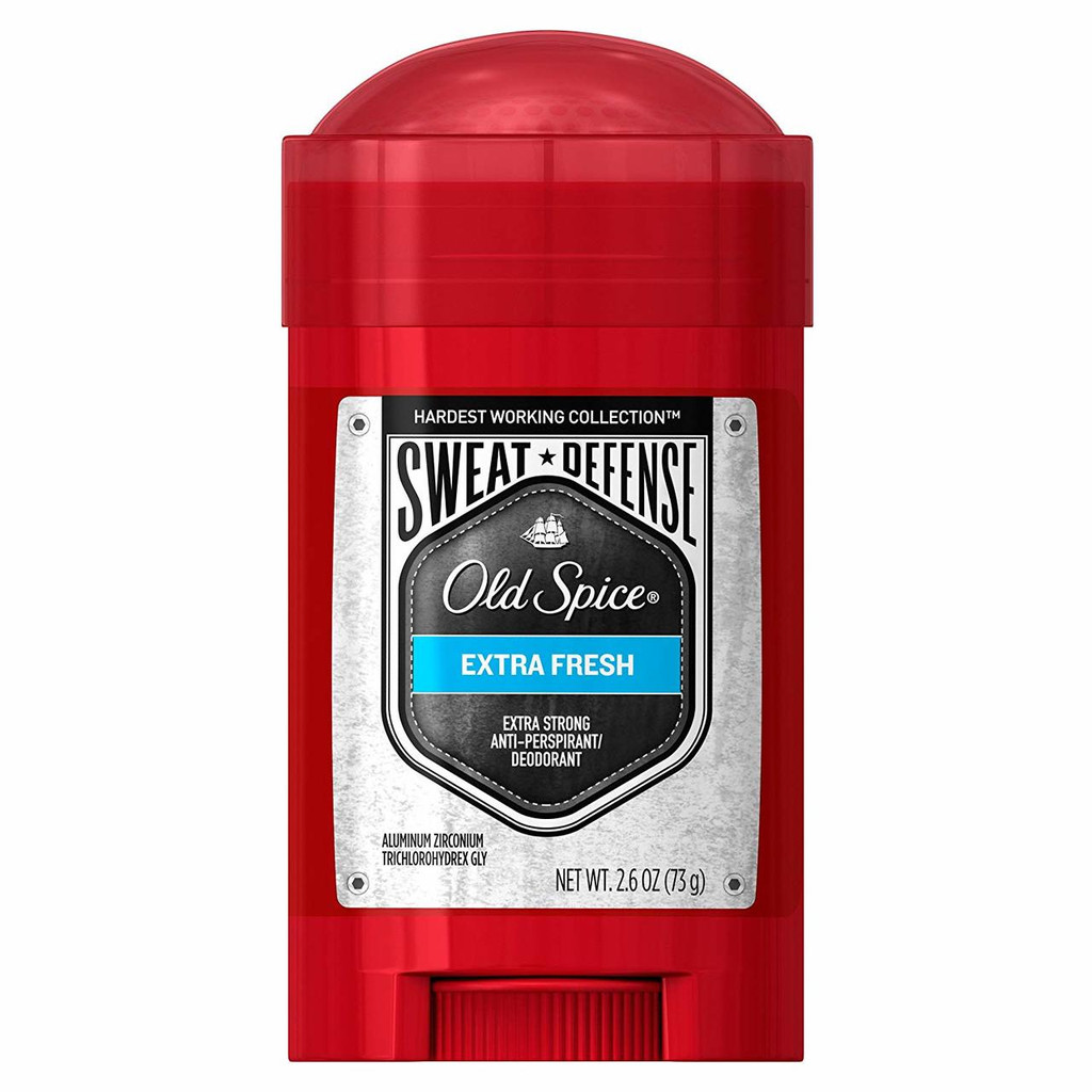 Old Spice Hardest Working Collection Sweat Defense Anti-Perspirant & Deodorant, Extra Fresh, 2.6 Ounce
