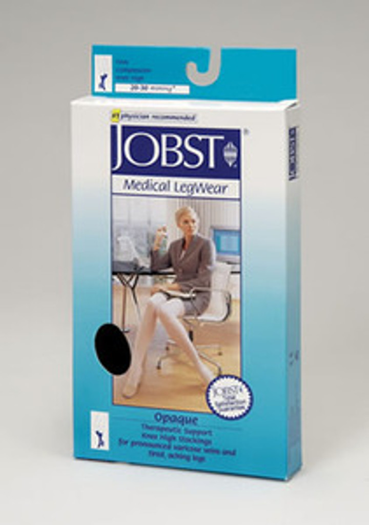 Jobst Opaque Closed Toe Knee Highs PETITE 20-30 mmHg