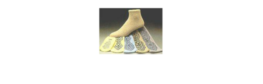 Care-Steps Slipper-Socken für Erwachsene, groß, hellbraun über dem Knöchel, 1 Paar #80104 