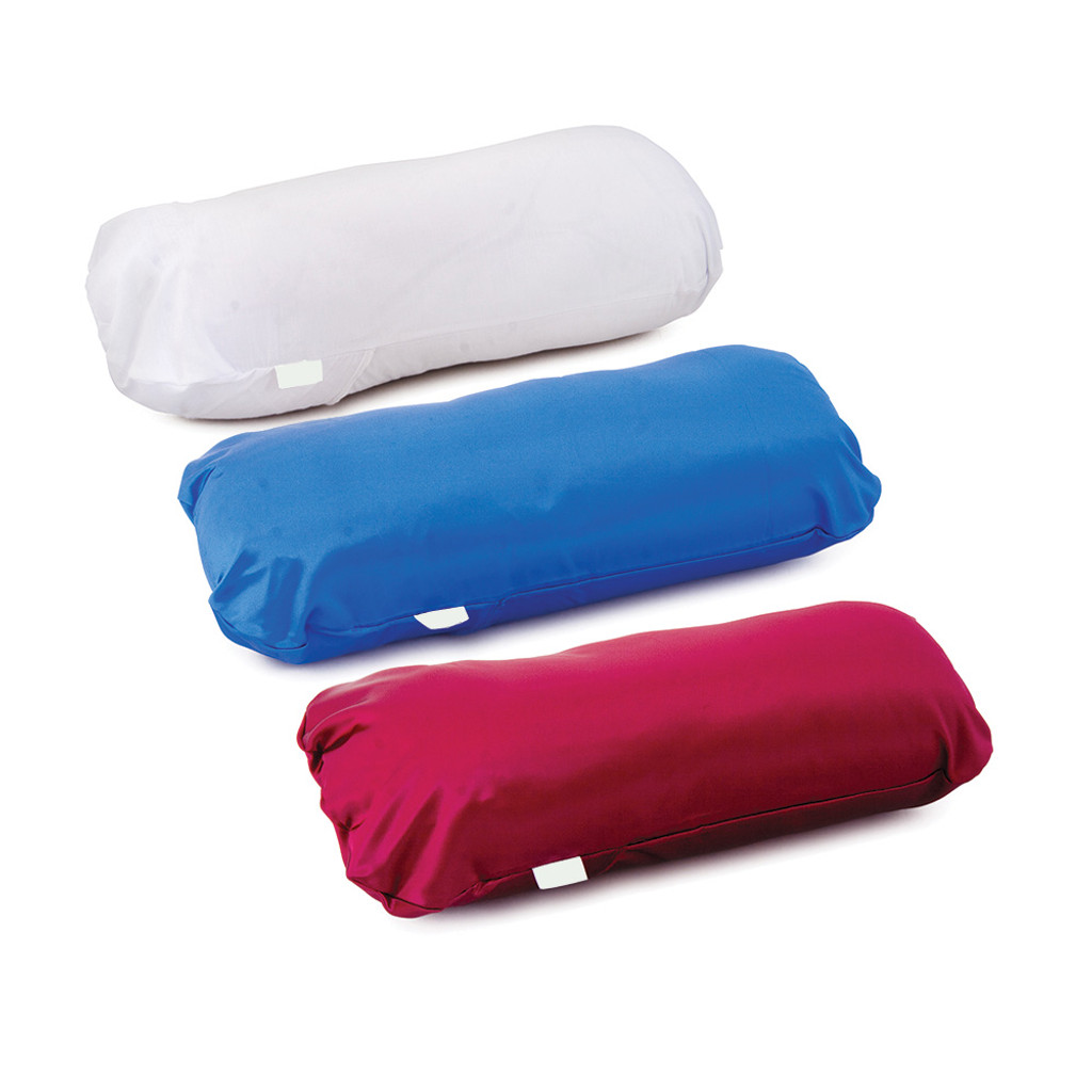 BODYMED SATIN COVER FOR BODY SPORT CERVICAL ROLL PILLOW, BURGUNDY