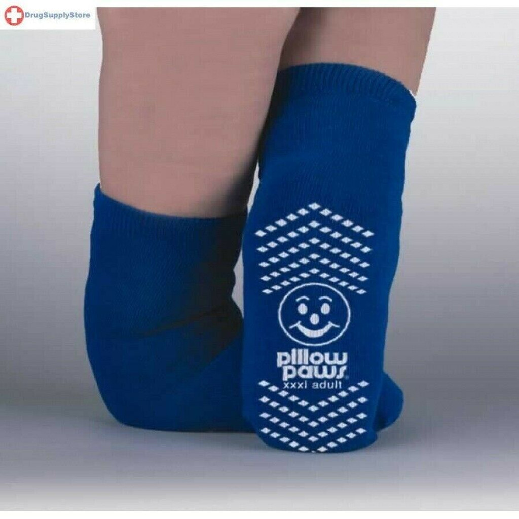 Pillow_Paws_Bariatric_XXX_Large_Royal_Blue_Ankle_High_Slipper_Socks1