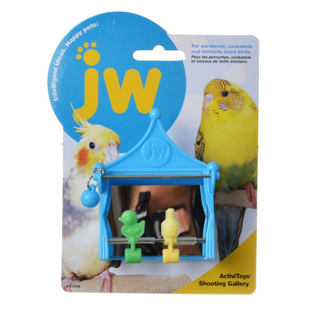 JW Insight Shooting Gallery - Bird Toy 2.75"L x 1.75"W x 3.75"H 