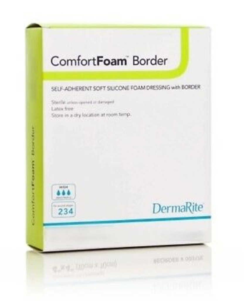 ComfortFoam_Border_Silicone_Foam_Dressing_9_9_Inch_box_of_51