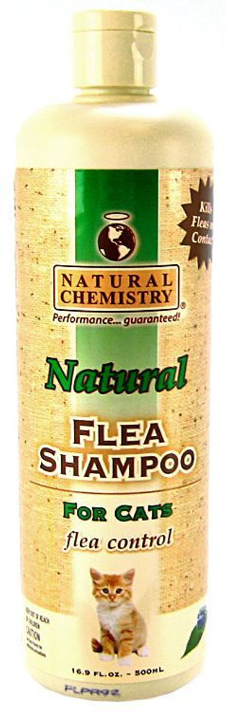 Natural Chemistry Natuurlijke vlooien- en tekenshampoo voor katten 16 oz